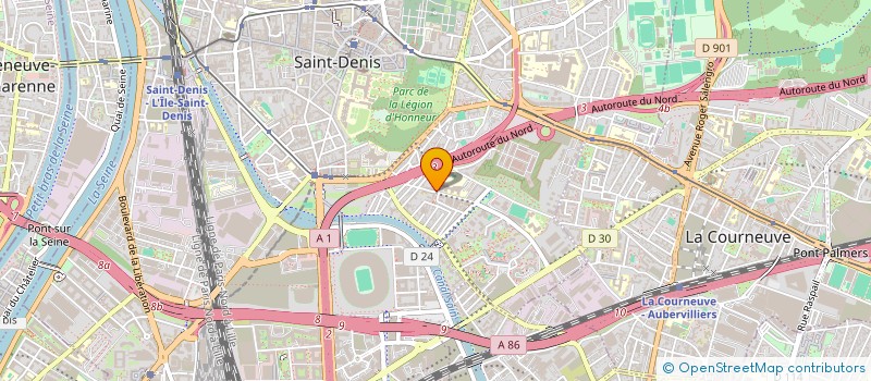 localisation de l'entreprise M.A.D.D. à SAINT-DENIS