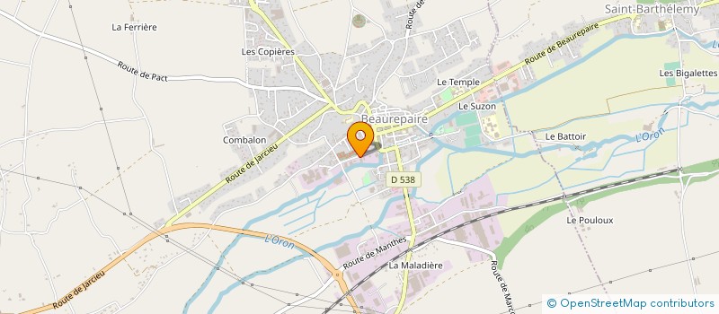 localisation de l'entreprise M A D E L FINANCES  MARCOLLIN