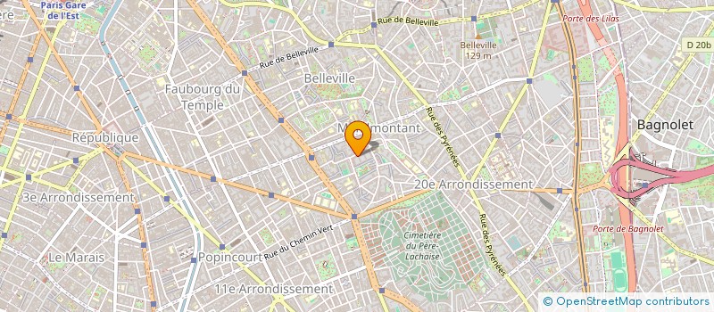 localisation de l'entreprise M.A.D.' IN POP MAGI ARTIST DANS IN POP  PARIS