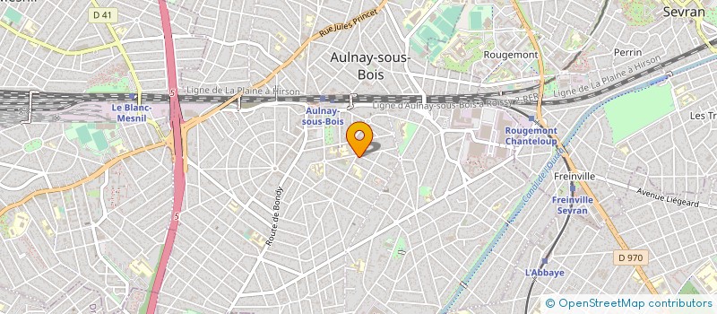localisation de l'entreprise M.A DESIGN à AULNAY-SOUS-BOIS