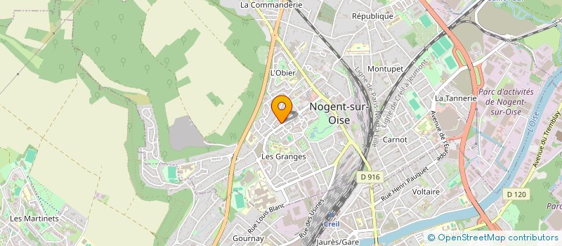 localisation de l'entreprise M.A DRIVER  NOGENT-SUR-OISE