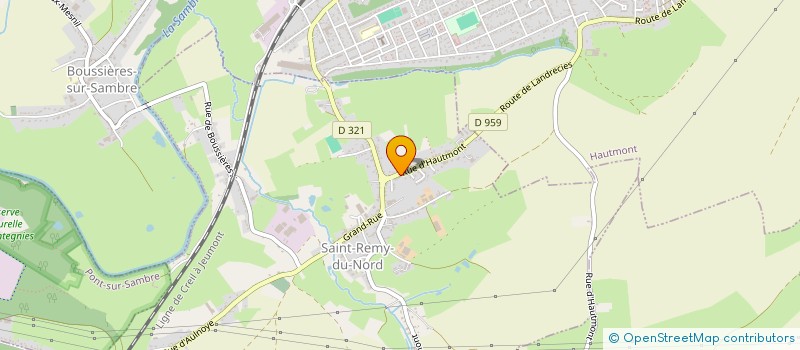 localisation de l'entreprise M.A.E.  SAINT-REMY-DU-NORD