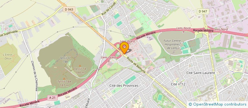 localisation de l'entreprise M A E  LOOS-EN-GOHELLE