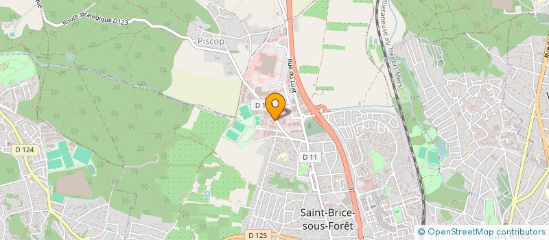 localisation de l'entreprise M.A.E à SAINT-BRICE-SOUS-FORET