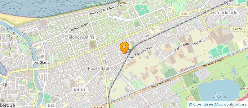 localisation de l'entreprise M A E à DUNKERQUE