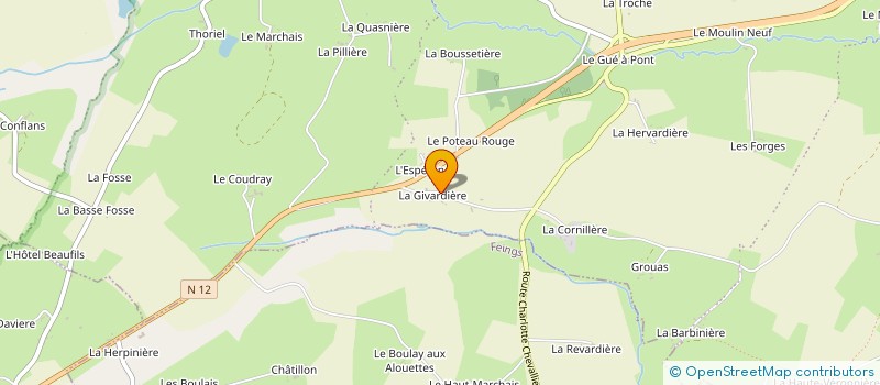 localisation de l'entreprise M.A.E à TOUROUVRE AU PERCHE