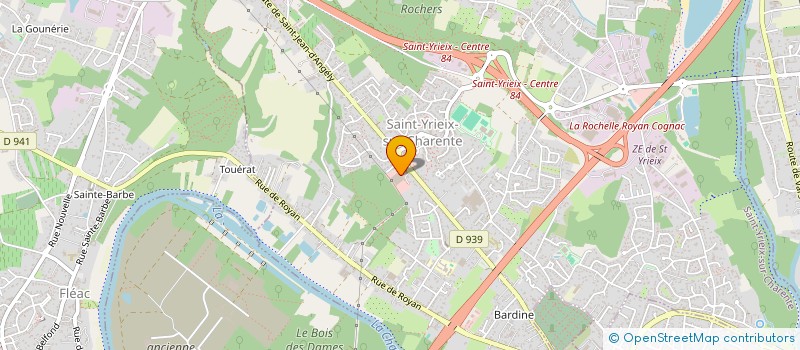 localisation de l'entreprise M.A.E.L  SAINT-YRIEIX-SUR-CHARENTE