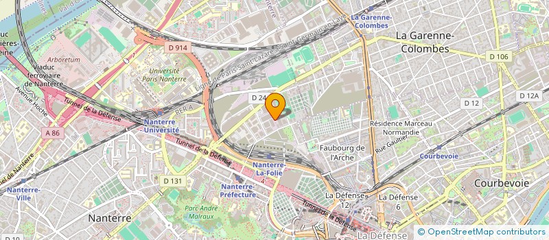 localisation de l'entreprise M.A.E SERVICES à NANTERRE