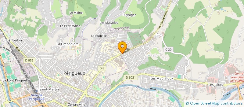 localisation de l'entreprise M.A.E SOLIDARITE 24 à PERIGUEUX
