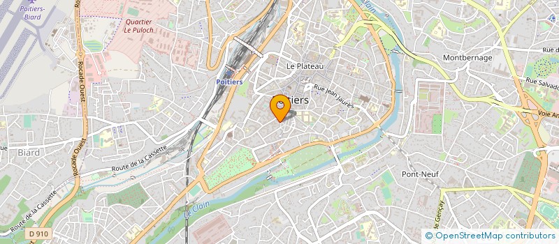 localisation de l'entreprise M A E SOLIDARITE à POITIERS
