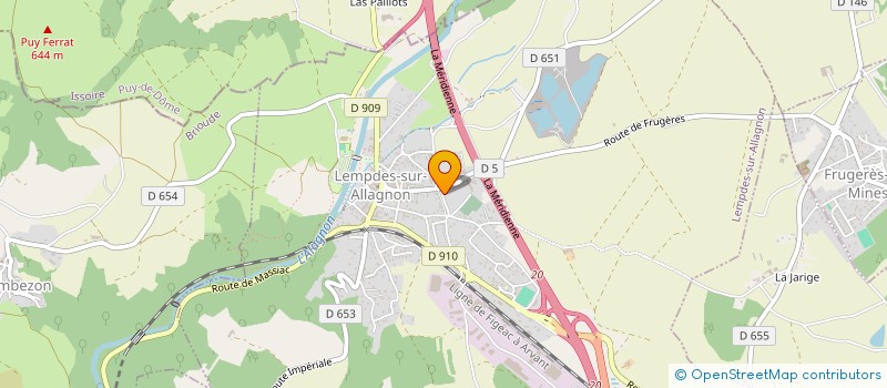 localisation de l'entreprise M&A ENERGIE  LEMPDES-SUR-ALLAGNON