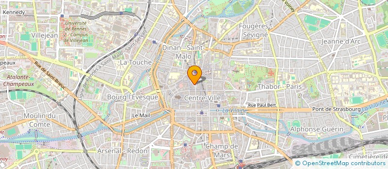 localisation de l'entreprise M.A ESTHETIQUE à RENNES