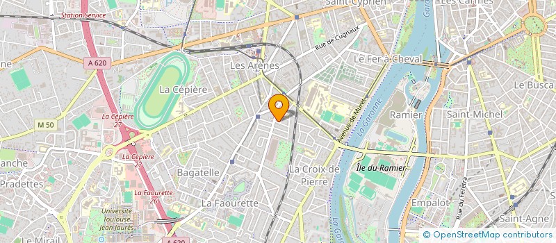 localisation de l'entreprise M.A. EXPRESS à TOULOUSE