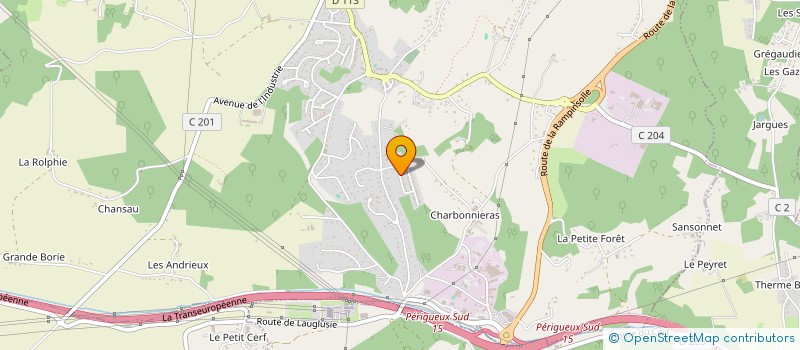 localisation de l'entreprise M.A.F  COULOUNIEIX-CHAMIERS