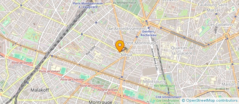 localisation de l'entreprise M.A.F.N.  PARIS