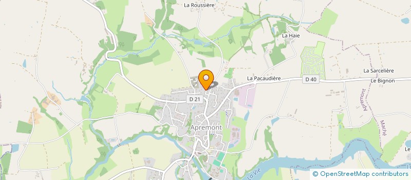 localisation de l'entreprise M.A.F.S LE TEMPS D'UNE PAUSE à APREMONT
