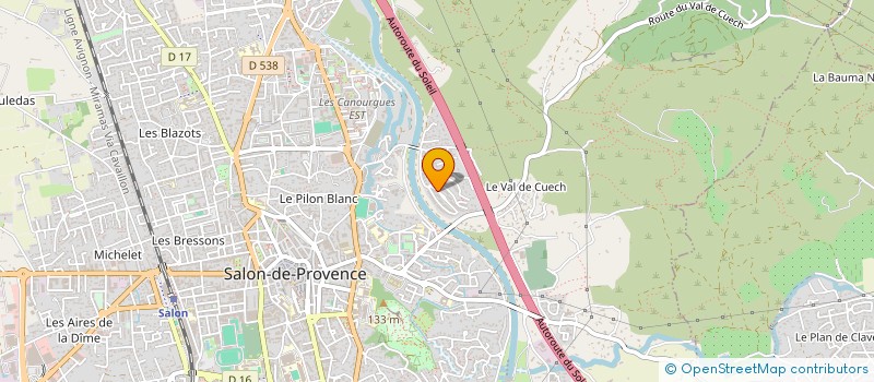 localisation de l'entreprise M.A FIBRE à SALON-DE-PROVENCE