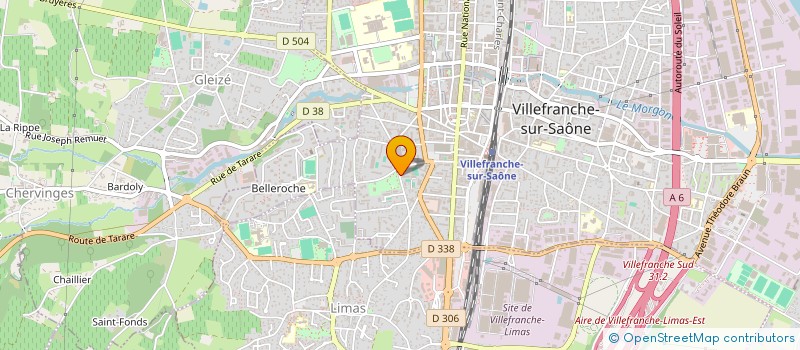 localisation de l'entreprise M-A FINANCE à VILLEFRANCHE-SUR-SAONE