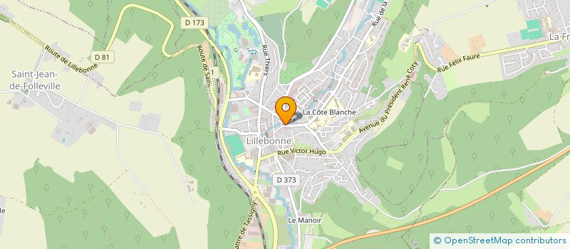 localisation de l'entreprise M-A FLEUR  LILLEBONNE