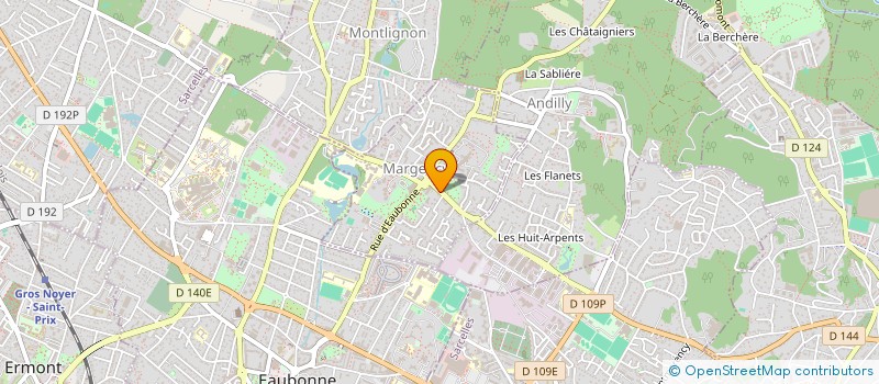 localisation de l'entreprise M A FROID CLIM  MARGENCY