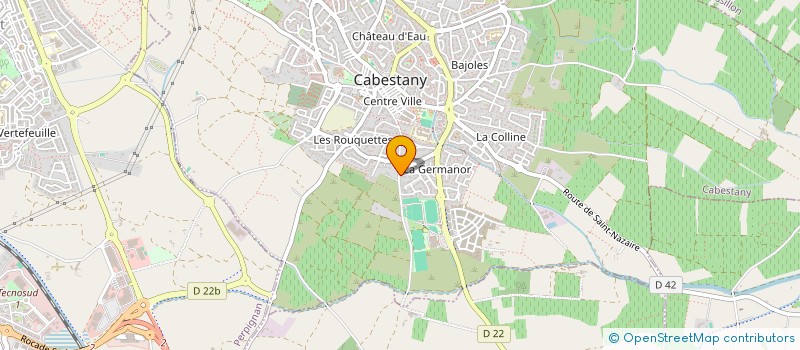 localisation de l'entreprise M A G 3  CABESTANY