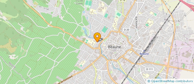 localisation de l'entreprise M.A.G. à BEAUNE