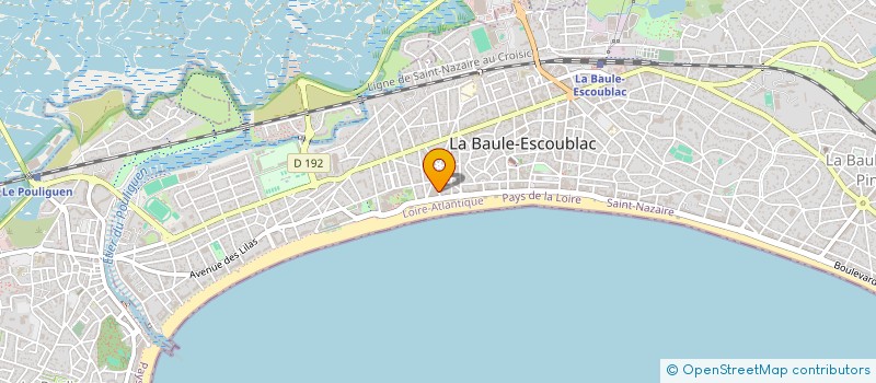 localisation de l'entreprise M.A.G.  LA BAULE-ESCOUBLAC