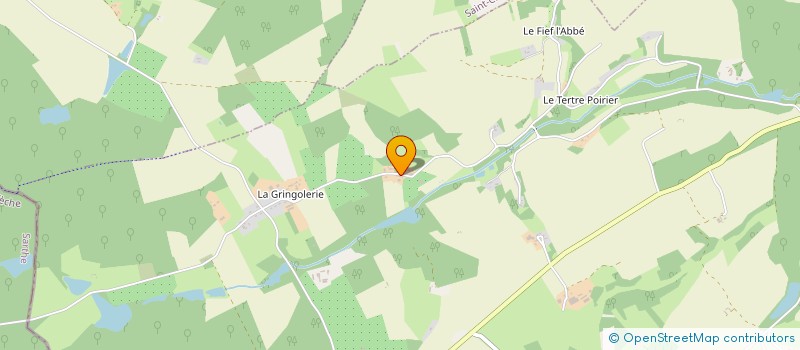 localisation de l'entreprise M.A.G.  SAINT-PATERNE-RACAN