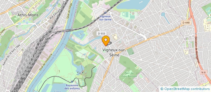 localisation de l'entreprise M.A.G à VIGNEUX-SUR-SEINE