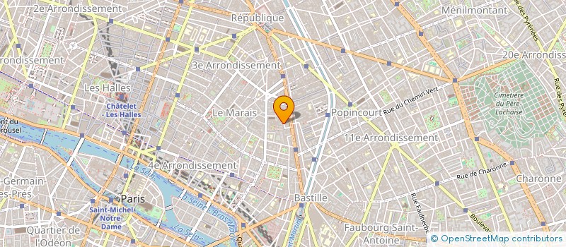 localisation de l'entreprise M.A.G à PARIS