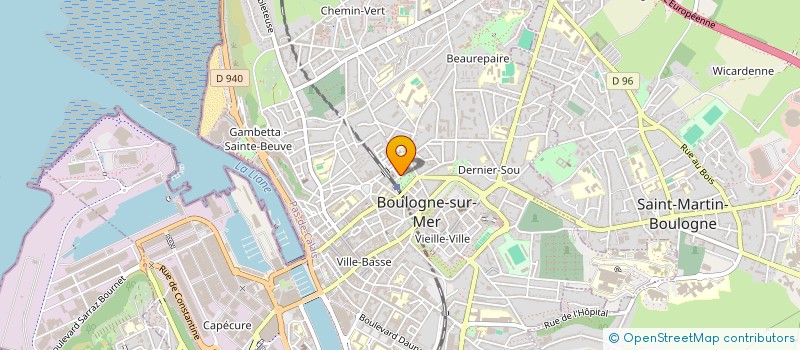 localisation de l'entreprise M.A.G.A  BOULOGNE-SUR-MER