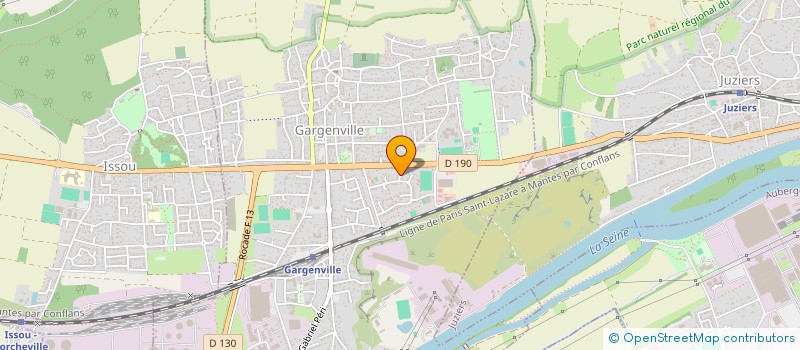 localisation de l'entreprise M.A.G.B.  GARGENVILLE