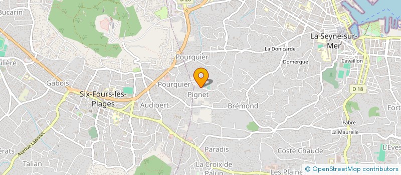 localisation de l'entreprise M.A.G CONCEPT à LA SEYNE-SUR-MER