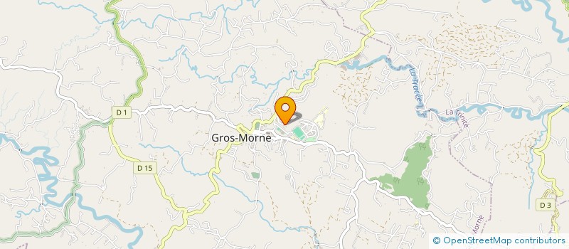 localisation de l'entreprise M.A.G.E.S.  GROS-MORNE