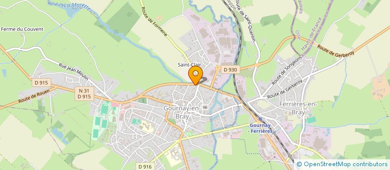 localisation de l'entreprise M.A.G.G. TRANSPORT ET SERVICE  GOURNAY-EN-BRAY