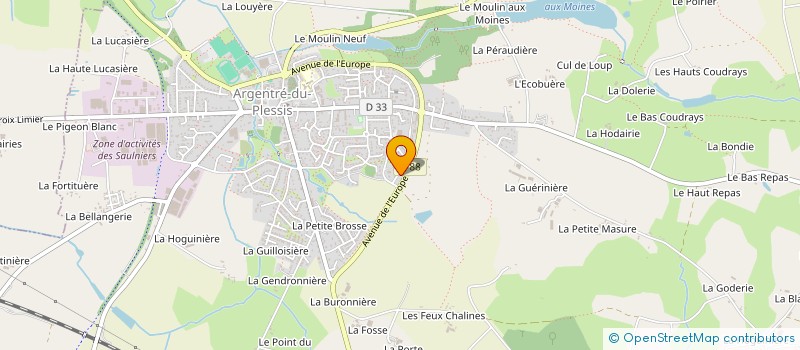 localisation de l'entreprise M.A.G INVESTISSEMENT  ARGENTRE-DU-PLESSIS