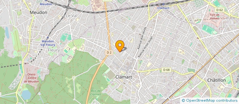 localisation de l'entreprise M.A.G.T  CLAMART