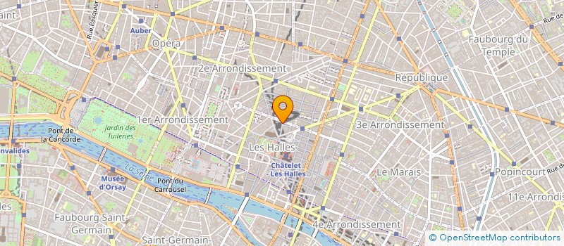localisation de l'entreprise M.A. GESTION SAS à PARIS