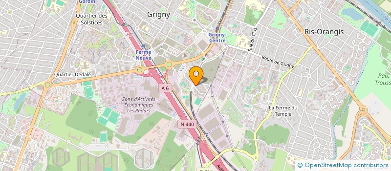 localisation de l'entreprise M.A GOLD  GRIGNY