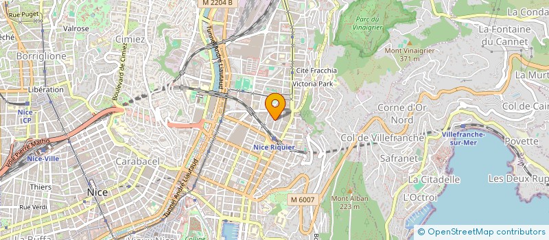 localisation de l'entreprise M.A.H  NICE