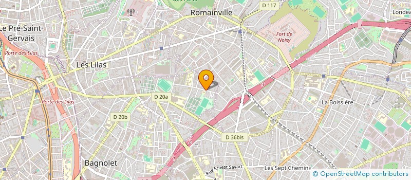localisation de l'entreprise M.A.H BATIMENT à BAGNOLET