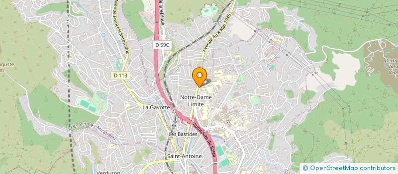 localisation de l'entreprise M.A.I à MARSEILLE