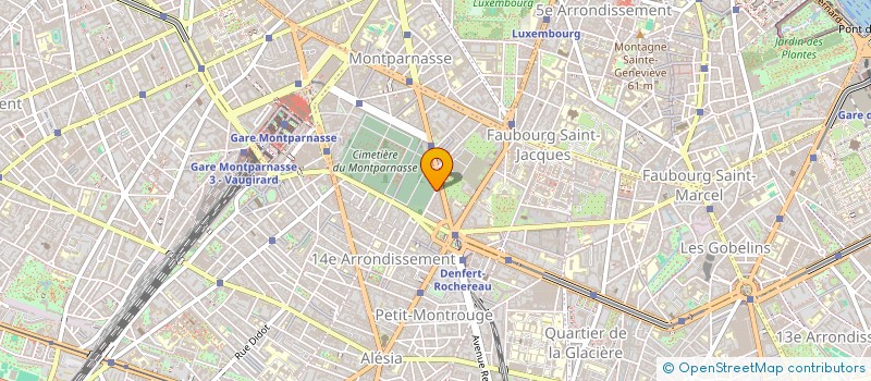 localisation de l'entreprise M.A.I.  PARIS