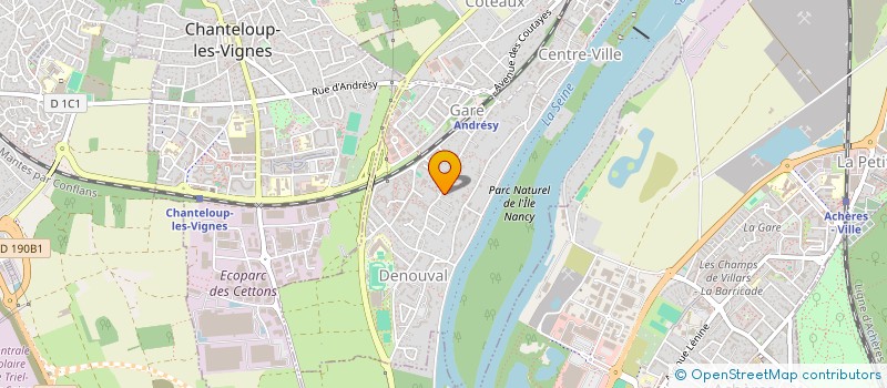 localisation de l'entreprise M.A.I.  ANDRESY