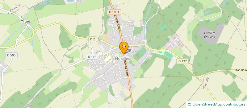 localisation de l'entreprise M.A.I.  NOAILLES