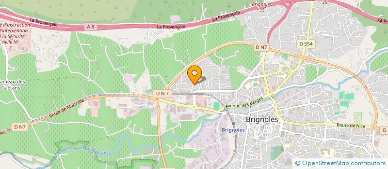 localisation de l'entreprise M.A.I CONSTRUCTIONS à BRIGNOLES