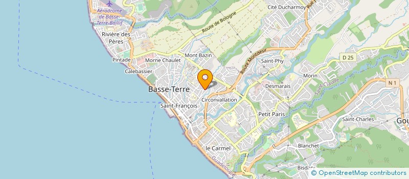 localisation de l'entreprise M'A.I.D.-S.A.P. à BASSE-TERRE