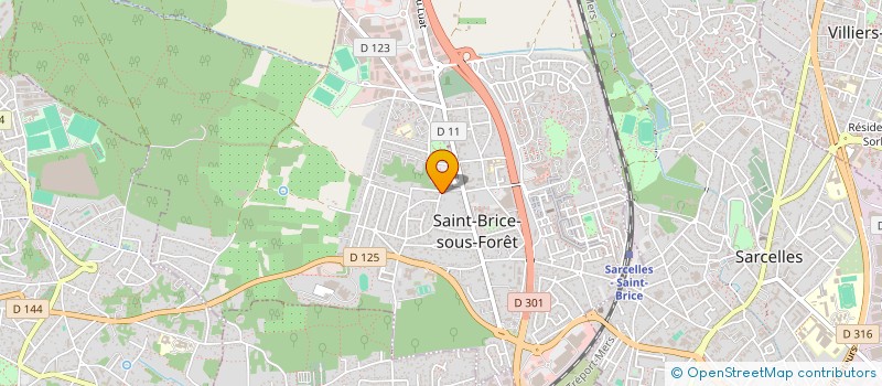 localisation de l'entreprise M.A.I. FONDATION à SAINT-BRICE-SOUS-FORET