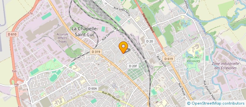 localisation de l'entreprise M A I NGUYEN à LA CHAPELLE-SAINT-LUC