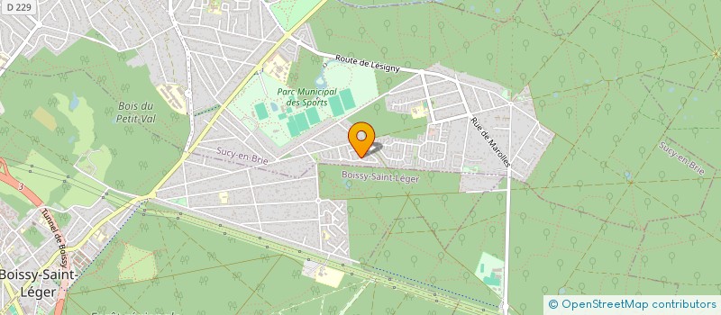 localisation de l'entreprise M.A.I. PROJETS à SUCY-EN-BRIE